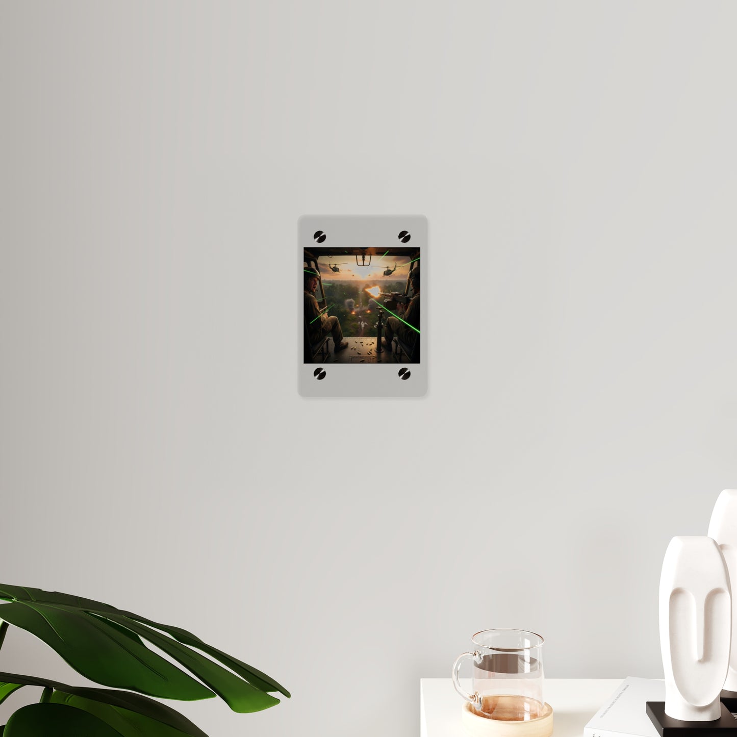 Acrylic Wall Art Panel - VIetnam Hot LZ from Side Door