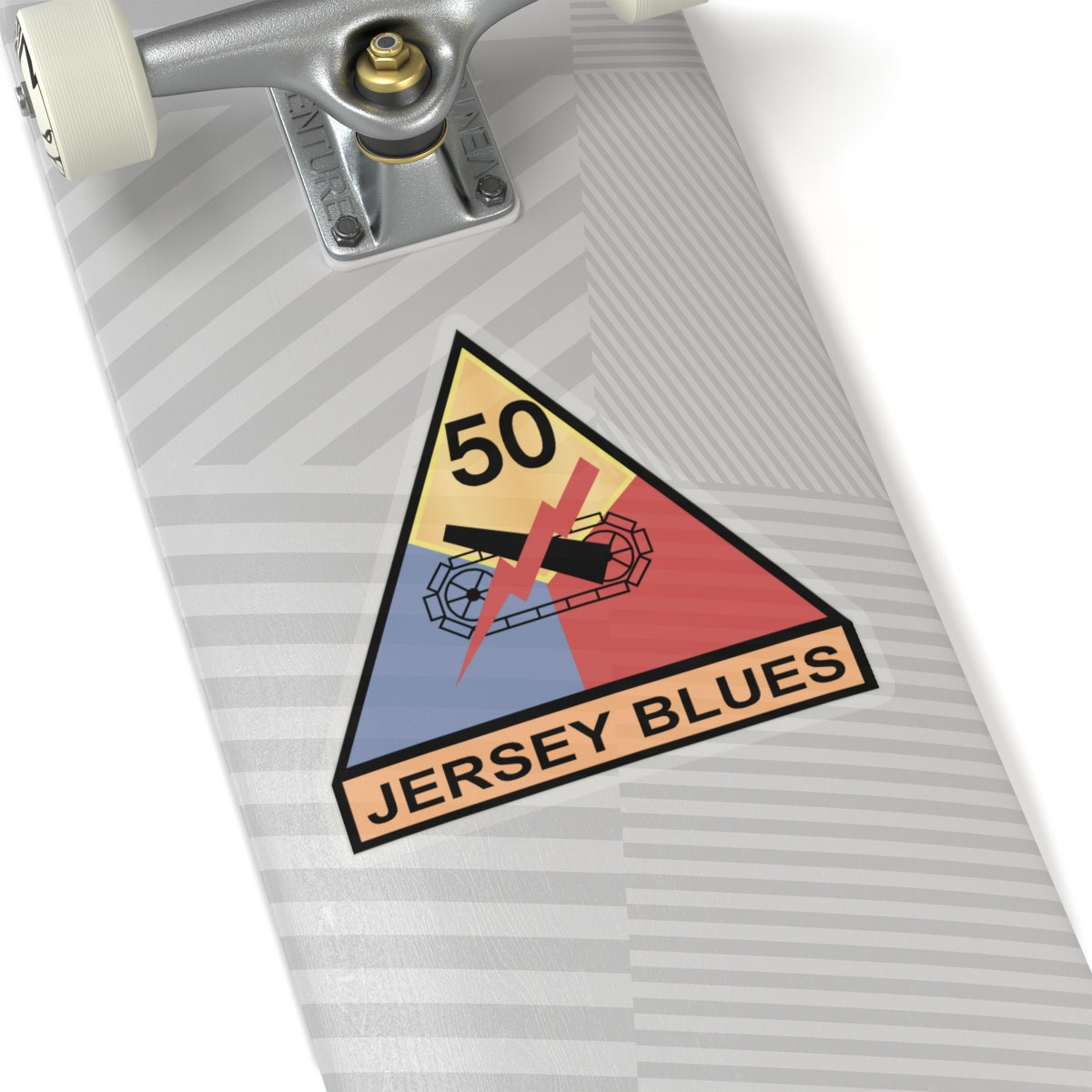 Kiss-Cut Stickers - 50th Armored Division - Jersey Blues wo Txt