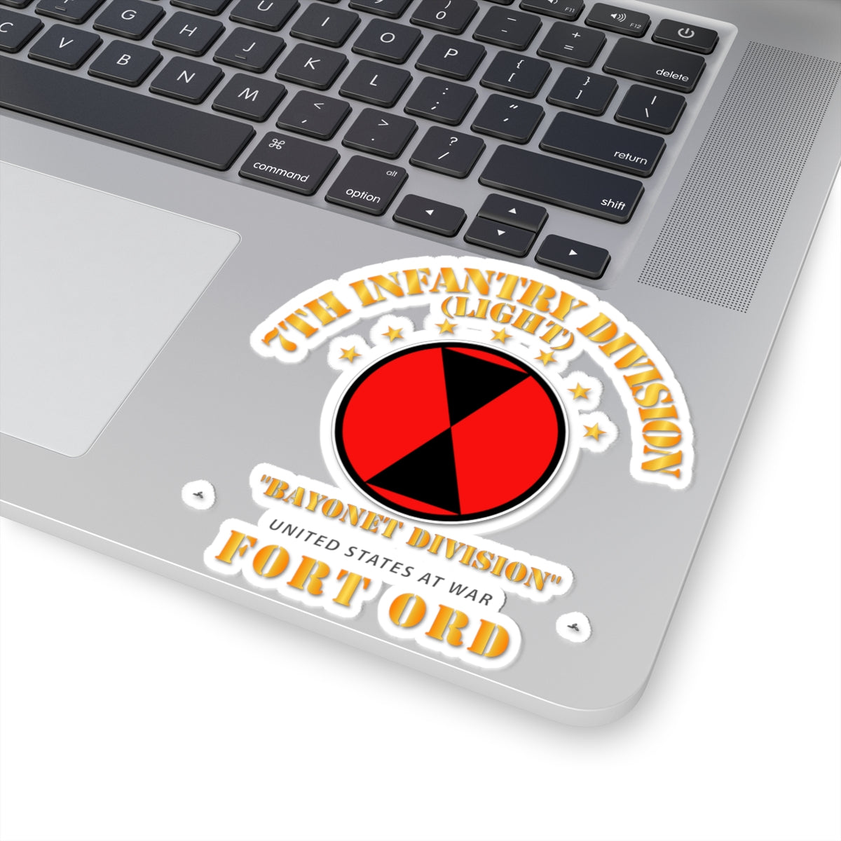 Kiss-Cut Stickers - 7th Infantry Division - Ft Ord