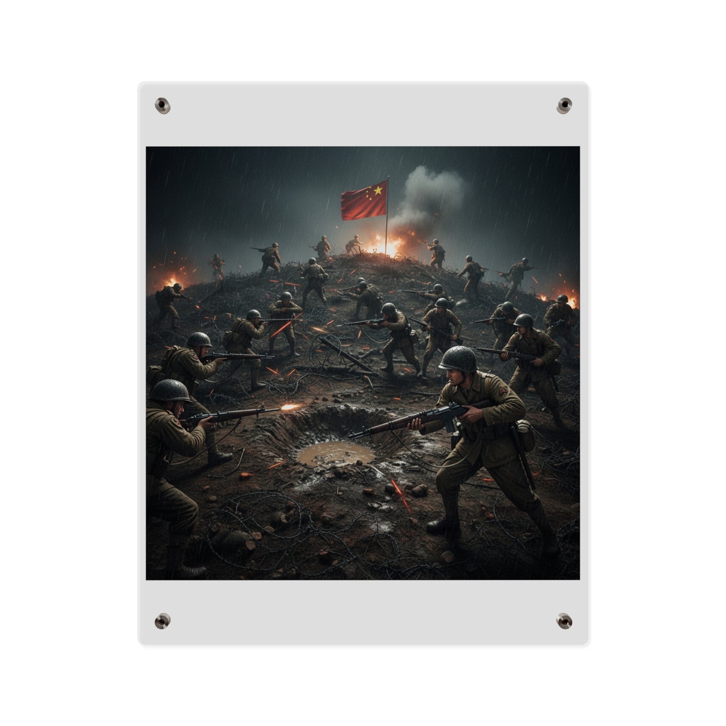 Acrylic Wall Art Panel - PorkChop Hill - Korean War