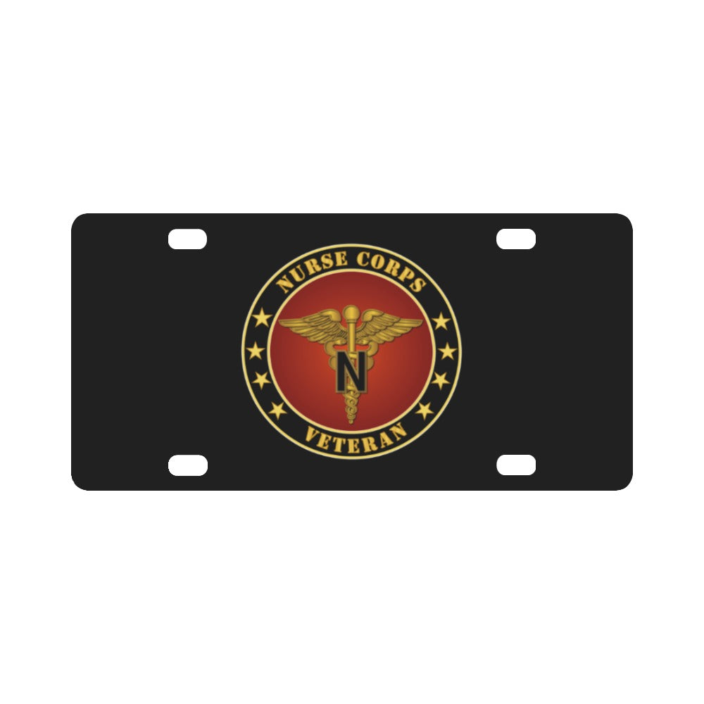 Army - Nurse Corps Veteran Classic License Plate