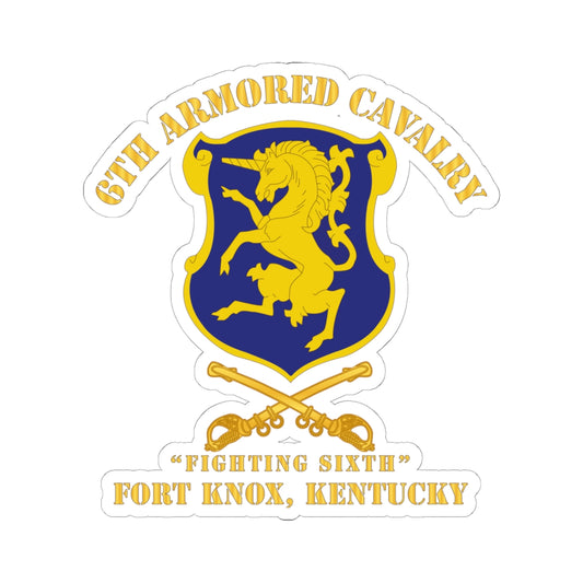 Kiss-Cut Stickers - 6th ACR w Cav Br Ft Knox Kentucky