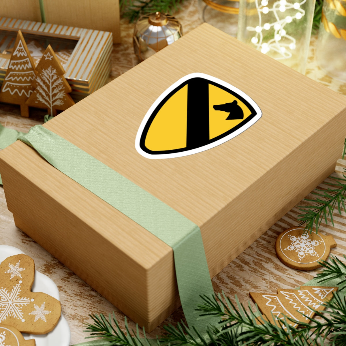 Kiss-Cut Stickers - 1st Cav SSI wo Txt