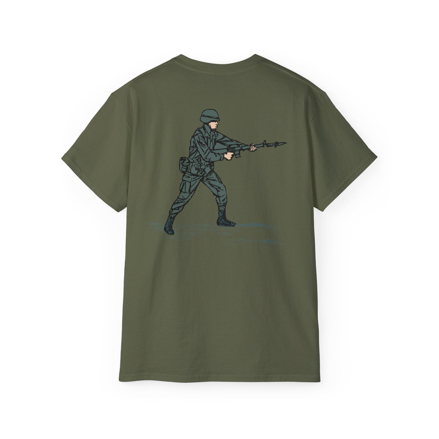 Unisex Ultra Cotton Tee - Bayonet Training-Modified Thrust X 300