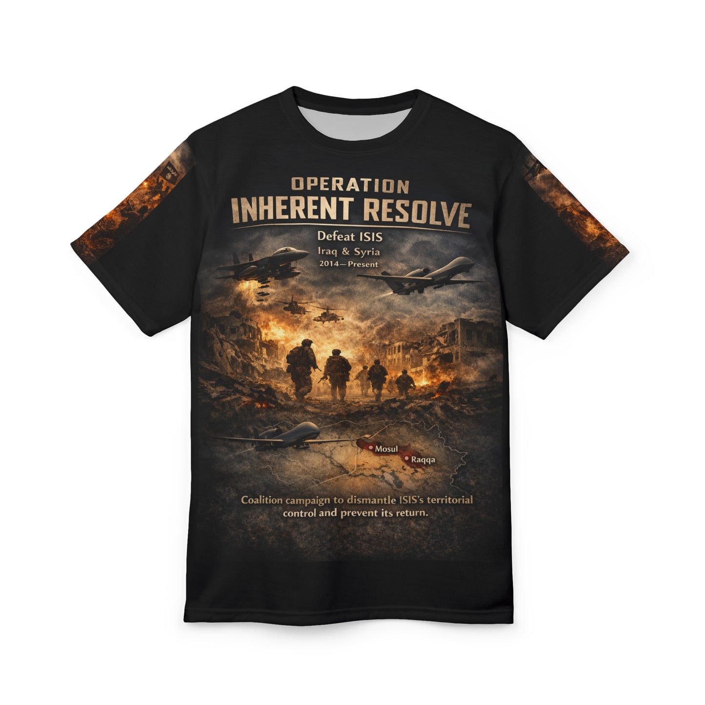 Operation Inherent Resolve Tribute Tee — War Against ISIS Memorial T-Shirt