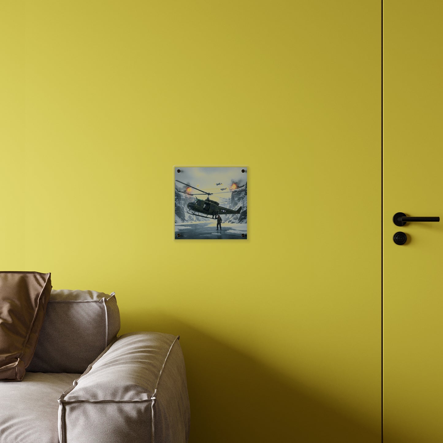 Acrylic Wall Art Panel - Rescue Mission from Majon-ni and Samdong-ni attack - Korean War