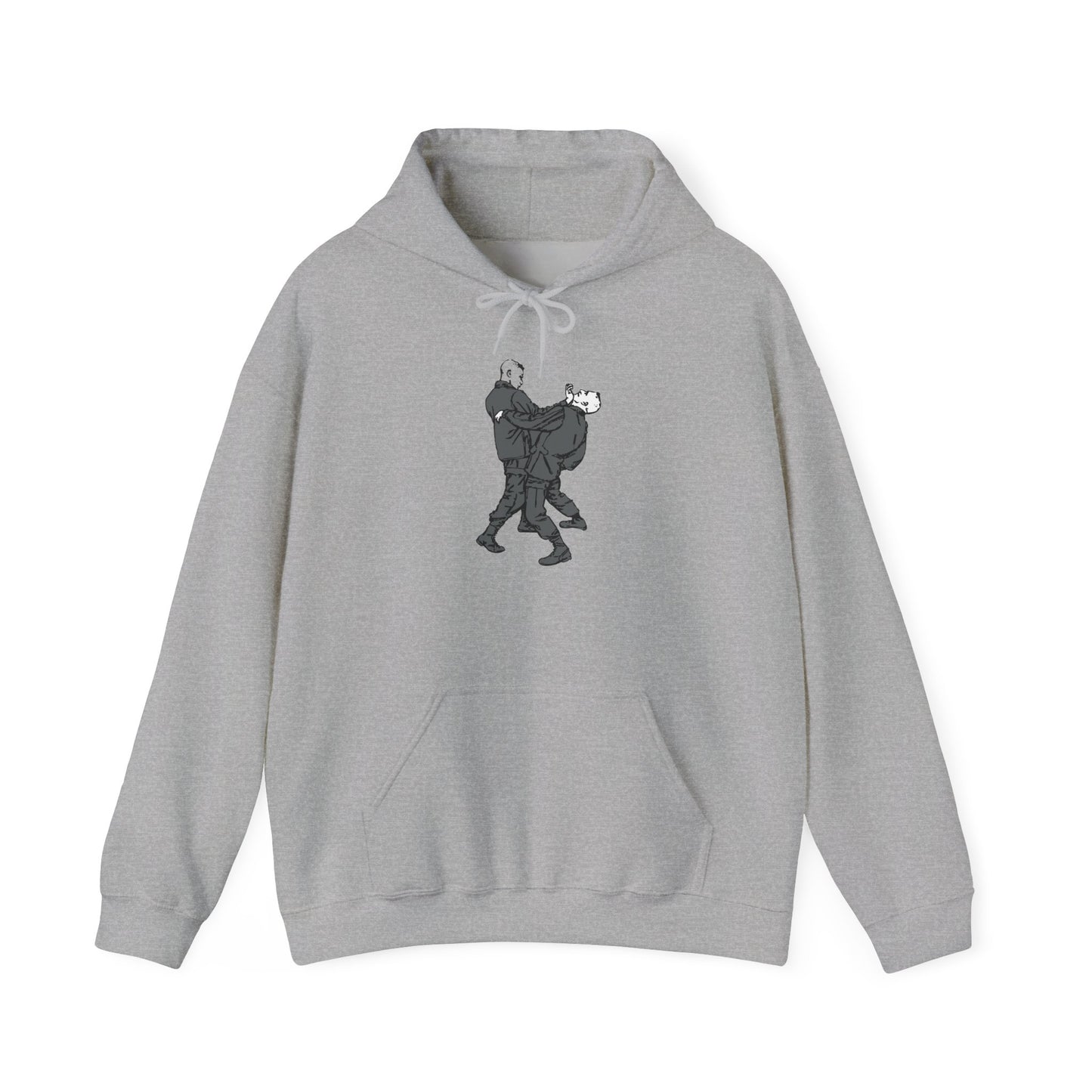 Unisex Heavy Blend Hooded Sweatshirt - Palm-Heel Strike to Chin X 300