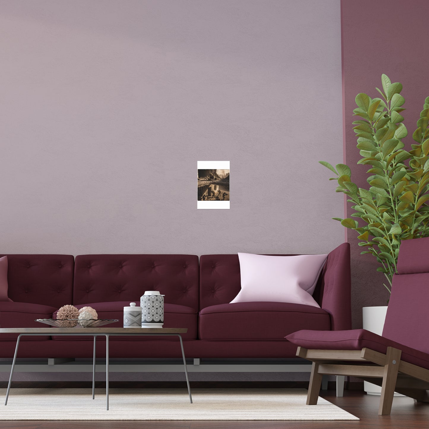 Indoor and Outdoor Silk Posters - Marine Sniper Providing Overwatch for Breach Team