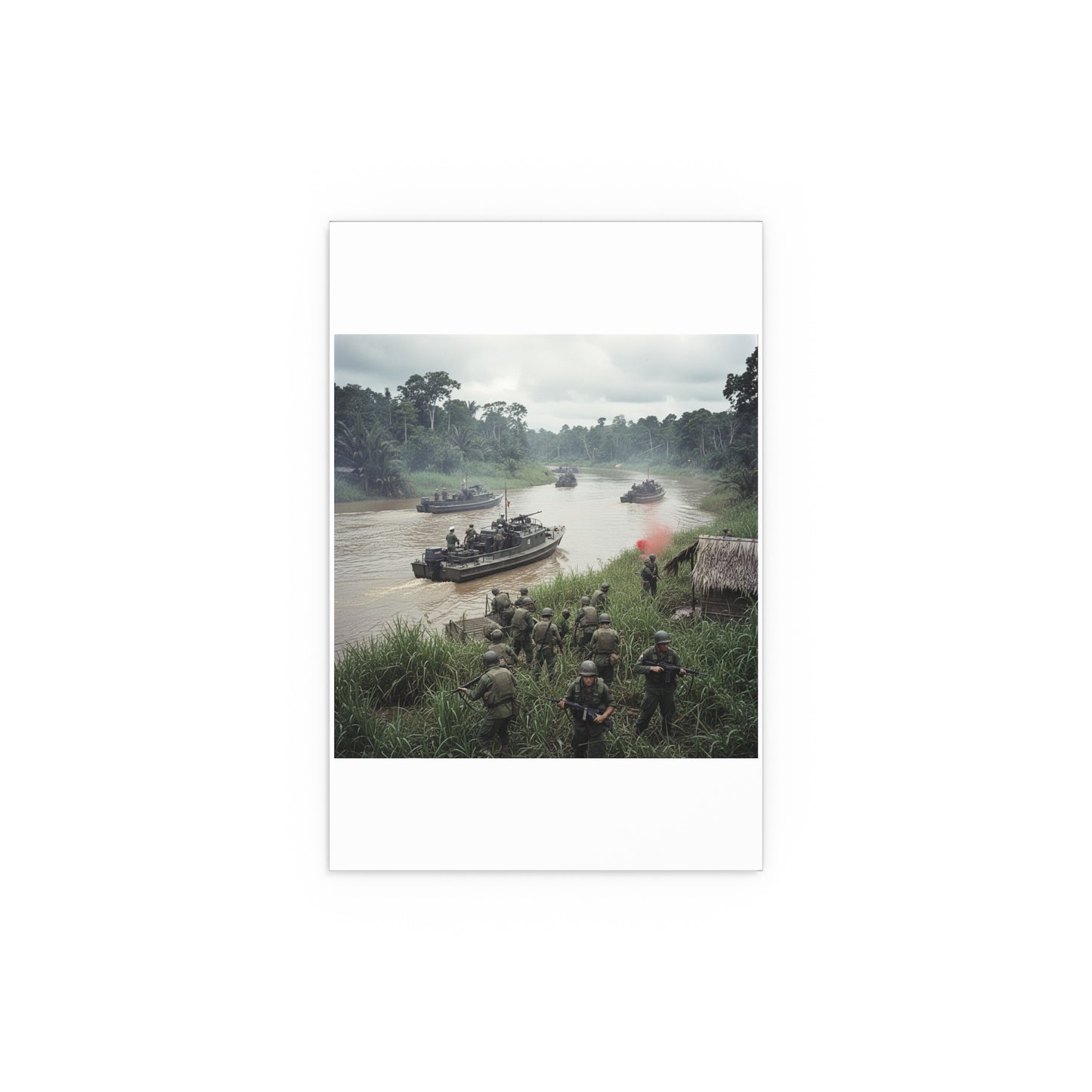 Indoor and Outdoor Silk Posters - MRF - 9th Infantry in the Mekong - Vietnam