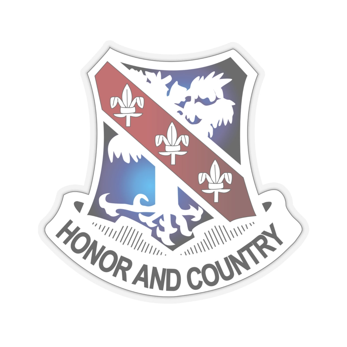 Kiss-Cut Stickers - 1st Battalion, 327 Infantry (Airmobile Infantry) without TEXT