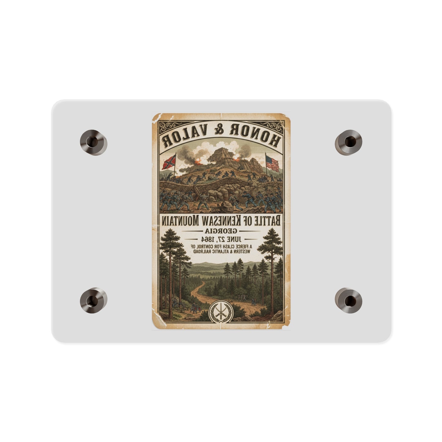 Acrylic Wall Art Panel - Battle of Kennesaw Mountain