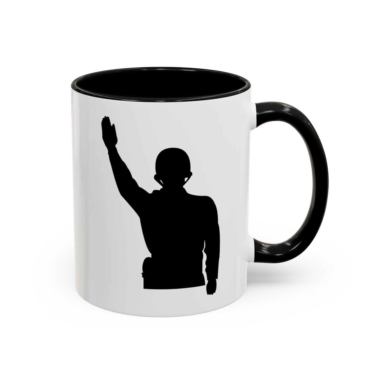 Accent Coffee Mug (11oz & 15oz) - Army - Soldier - Halt - Silhouette X 300