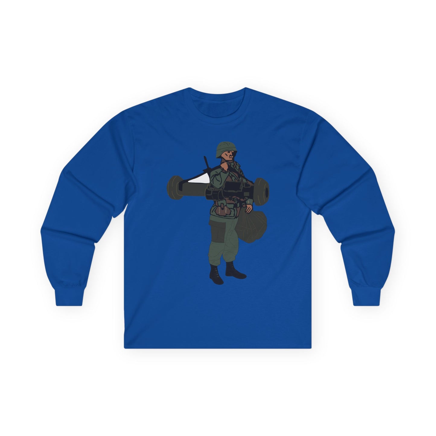 Unisex Ultra Cotton Long Sleeve Tee - Ant Armor Javelin Move X 300