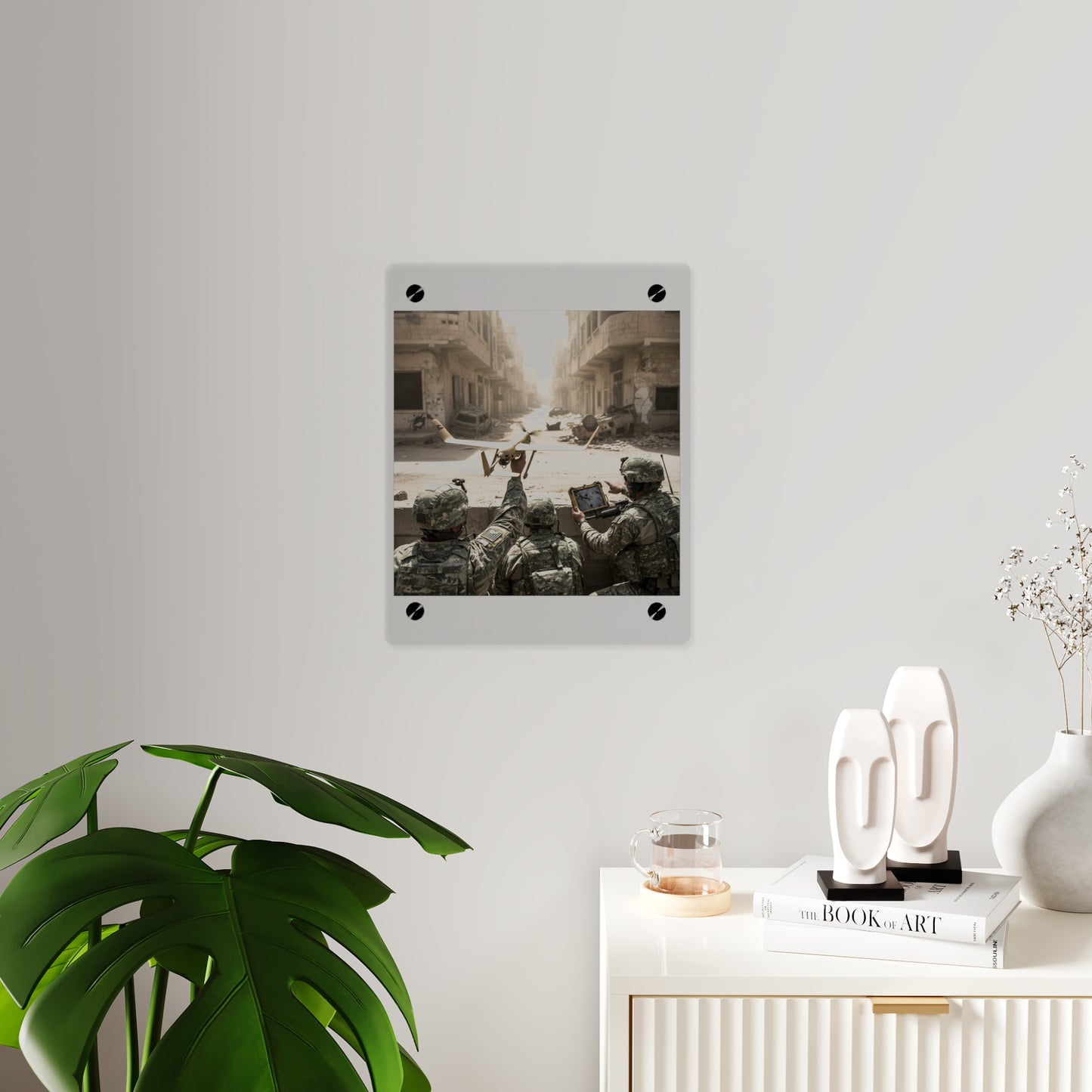 Acrylic Wall Art Panel - UAV Raven in Iraq war