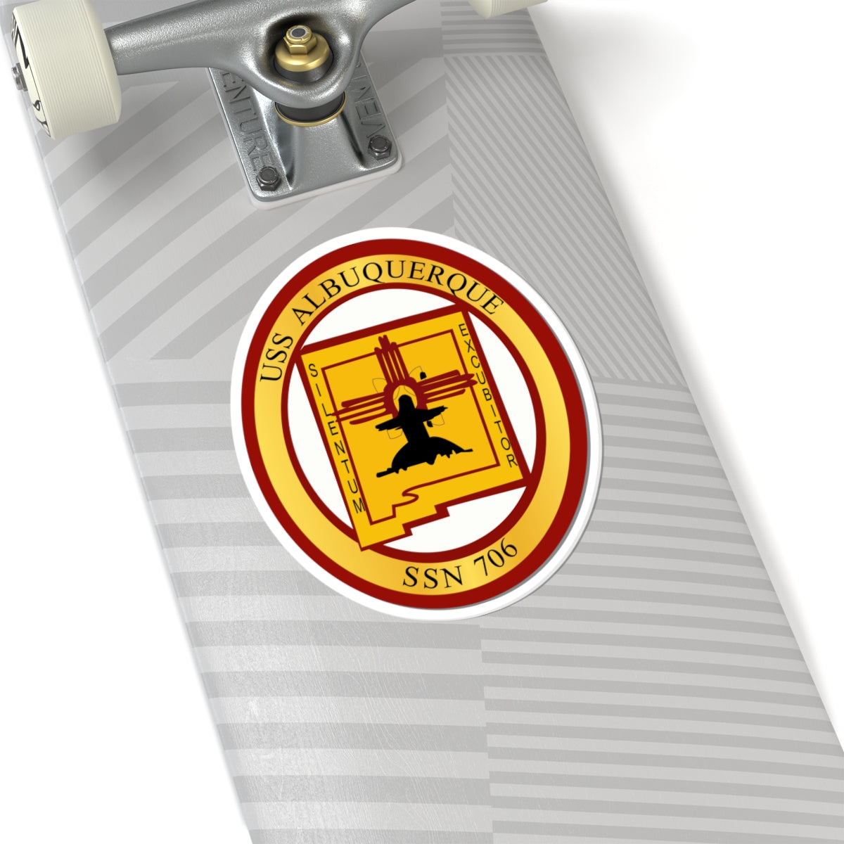 Kiss-Cut Stickers - Navy - USS Albuquerque (SSN-706) wo Txt