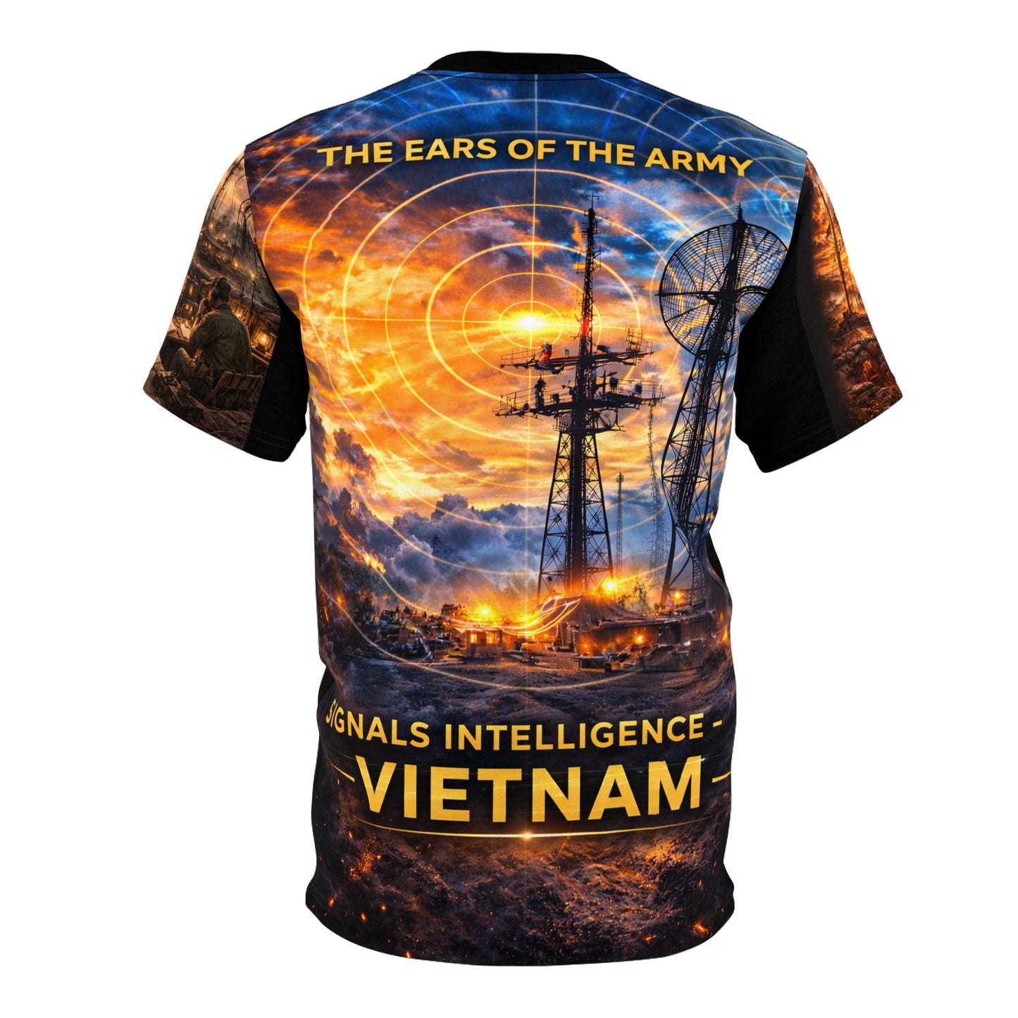 Army Security Agency Vietnam Tribute Tee — "Eyes & Ears of the Army"