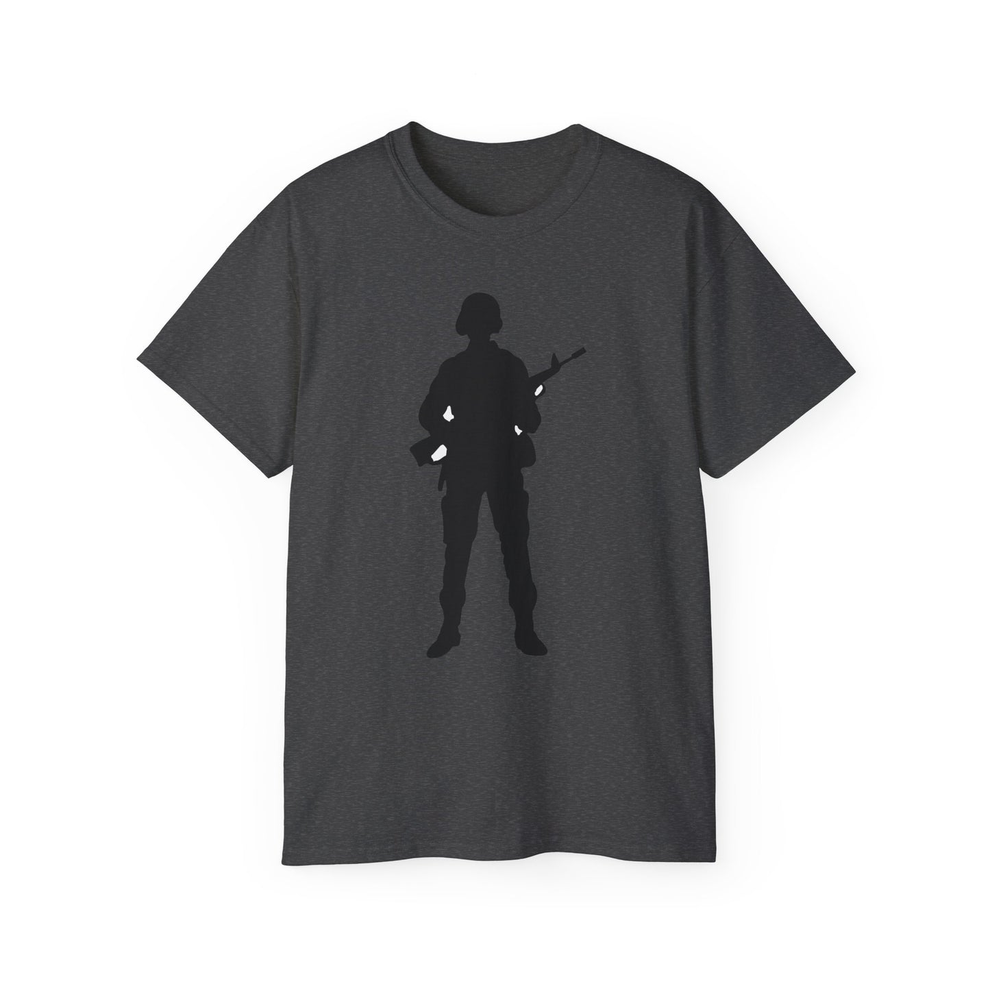 Unisex Ultra Cotton Tee - Army - Soldier - Silhouette X 300