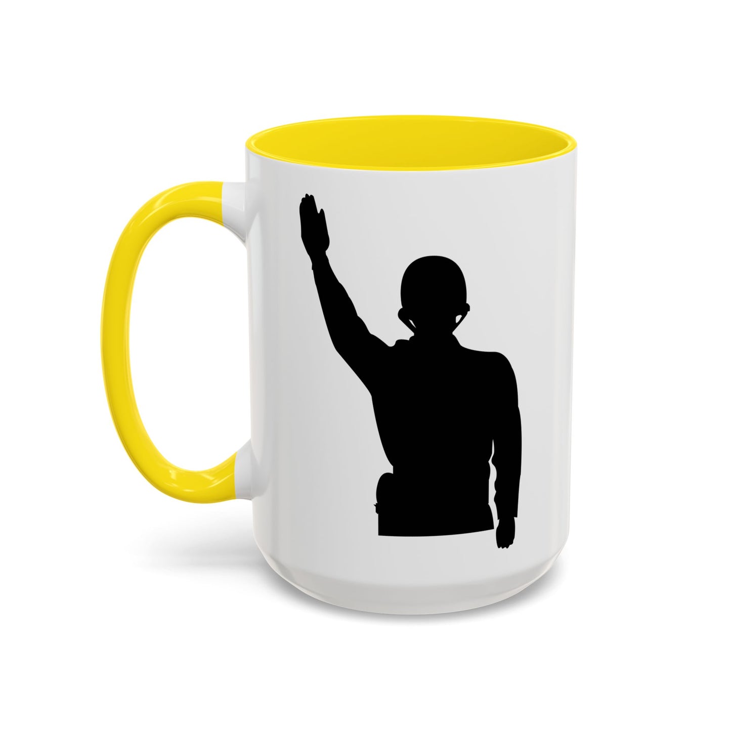 Accent Coffee Mug (11oz & 15oz) - Army - Soldier - Halt - Silhouette X 300
