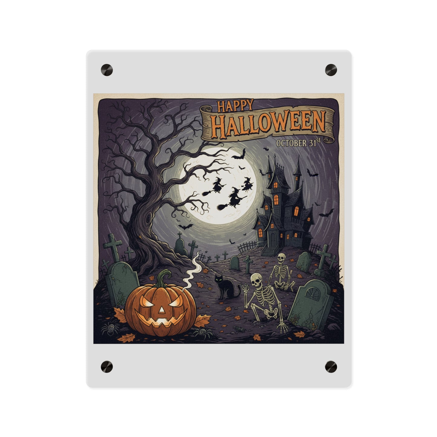 Acrylic Wall Art Panel - Halloween