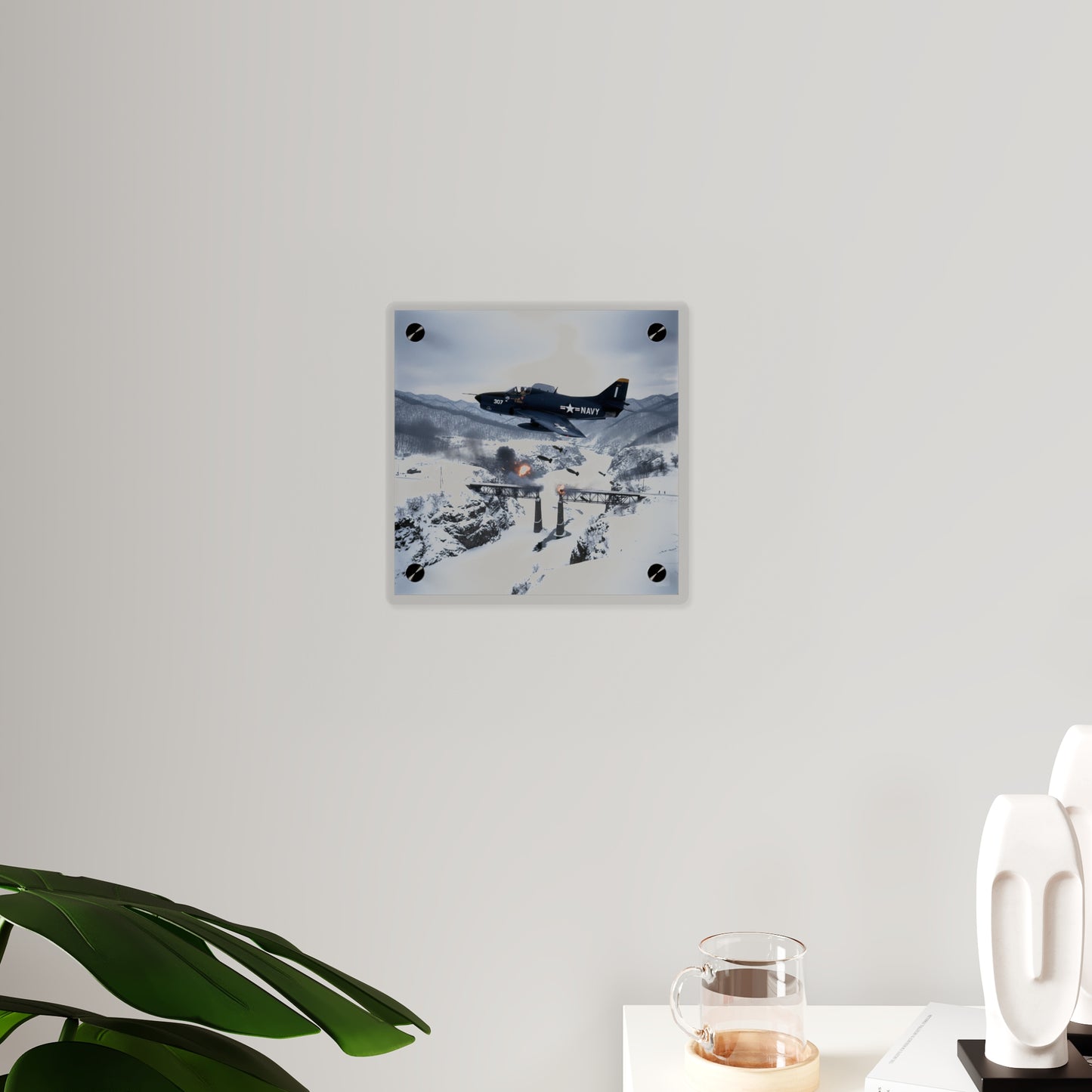 Acrylic Wall Art Panel - Attack at Majon-ni and Samdong-ni during Korean War