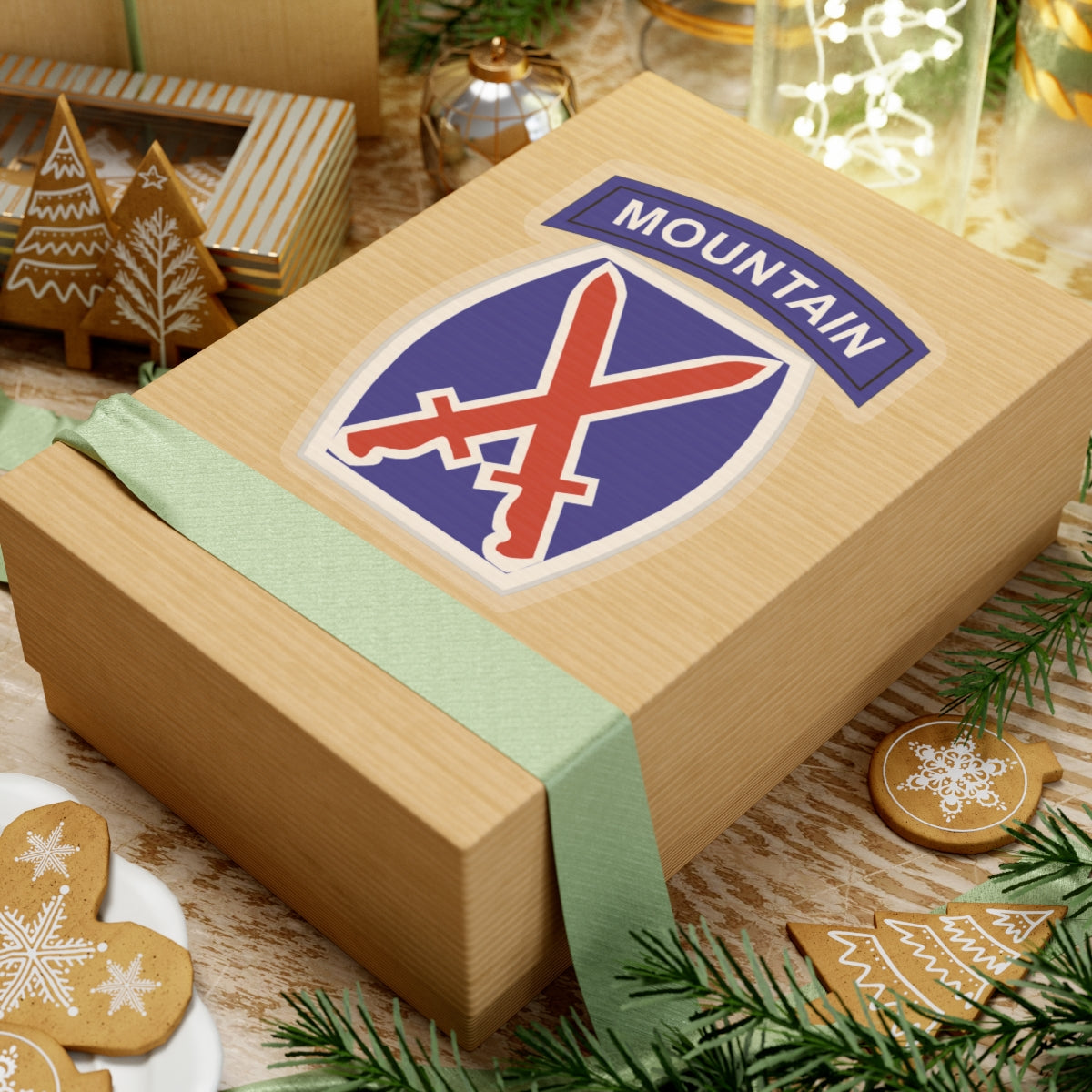 Kiss-Cut Stickers - 10th Mountain Division wo Txt