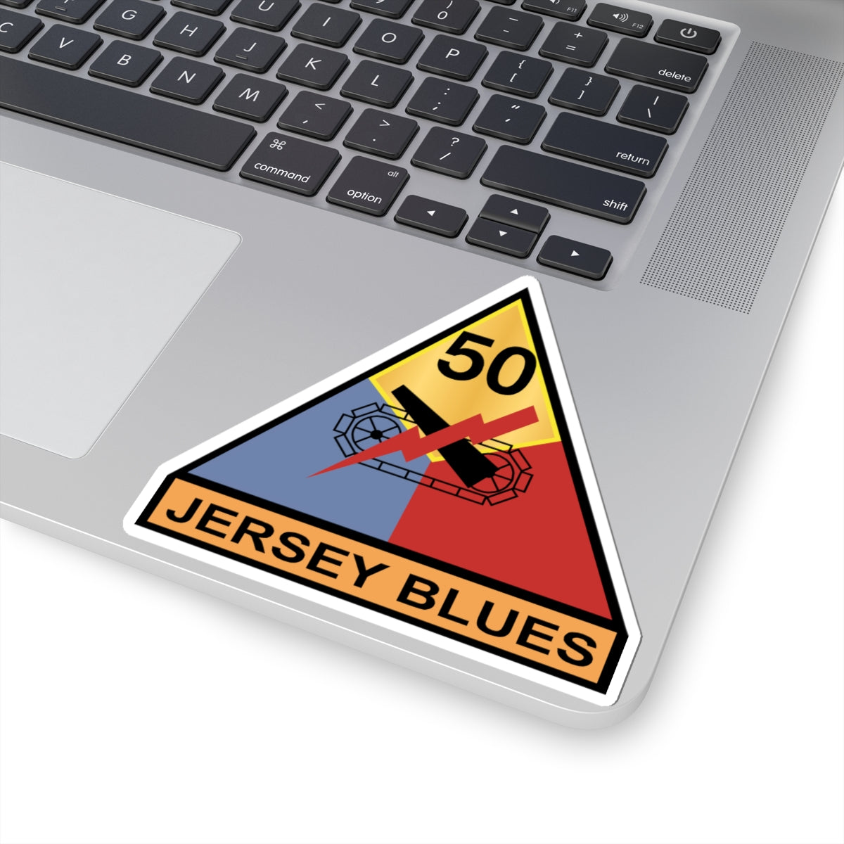 Kiss-Cut Stickers - 50th Armored Division - Jersey Blues wo Txt