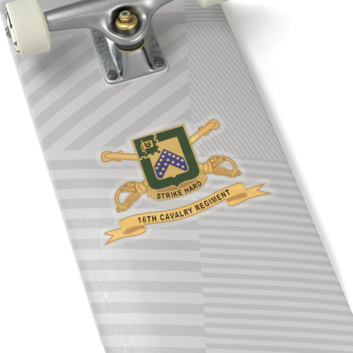 Kiss-Cut Stickers - 16th Cavalry Regiment w Br - Ribbon