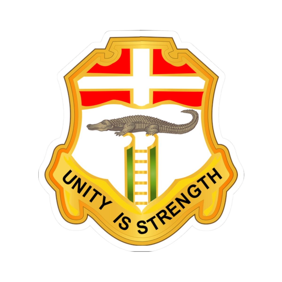 A kiss-Cut Stickers depicting The Army 6th Infantry Regiment