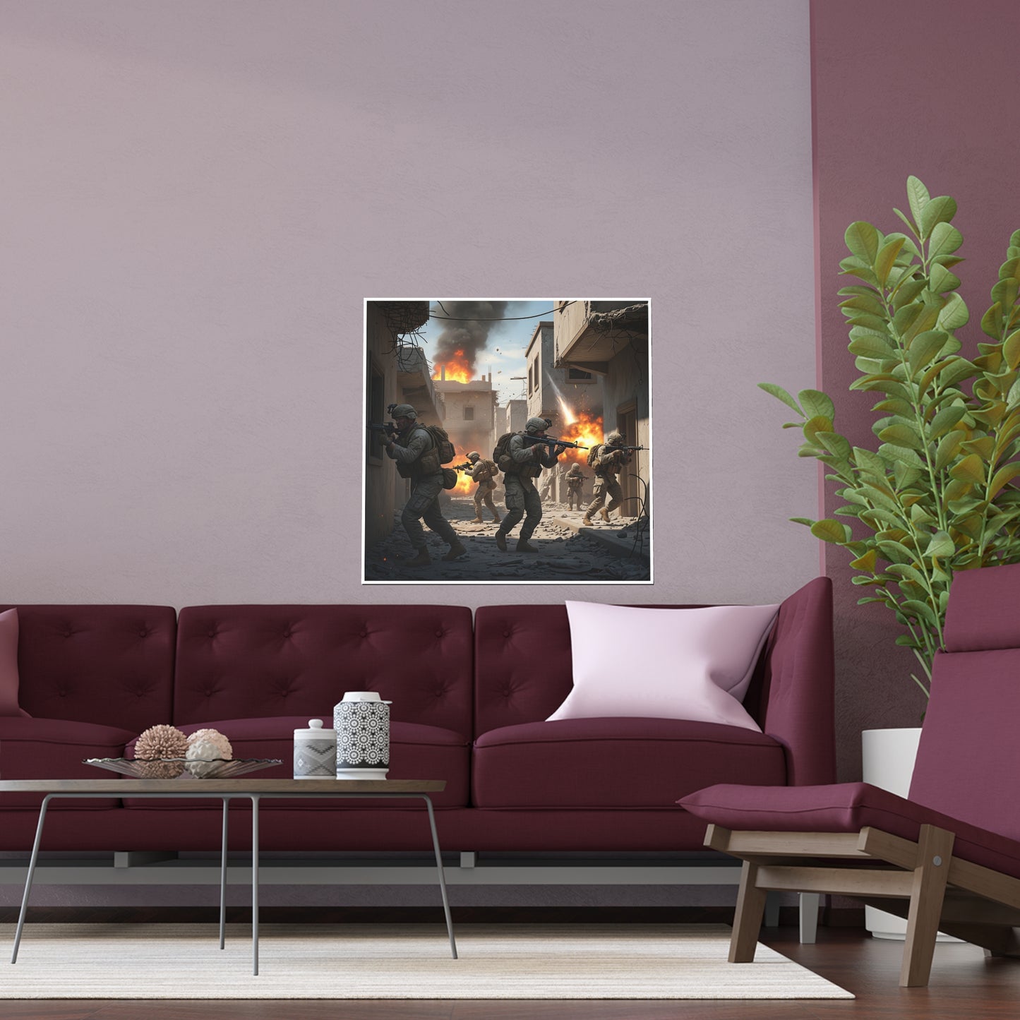 Indoor and Outdoor Silk Posters - 2nd Battle of Fallajuh Iraq War