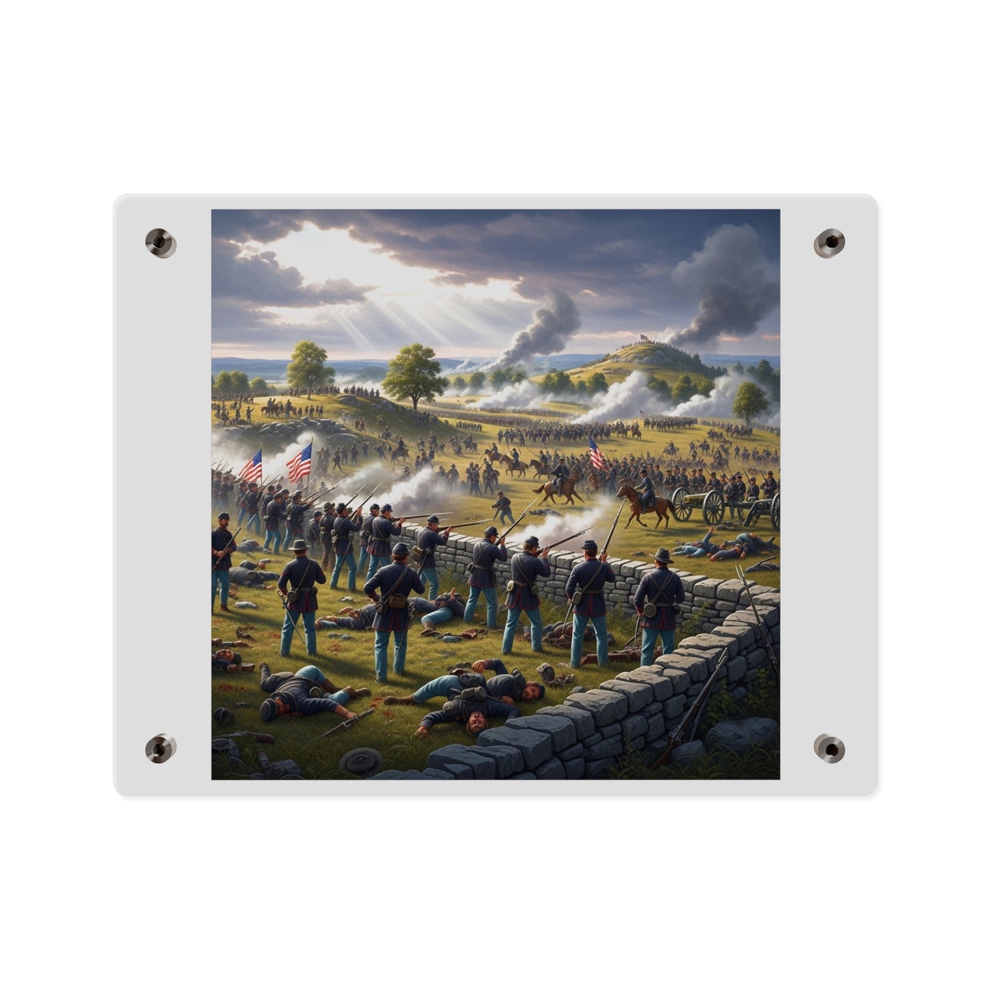 Acrylic Wall Art Panel - Battle of Gettysburg