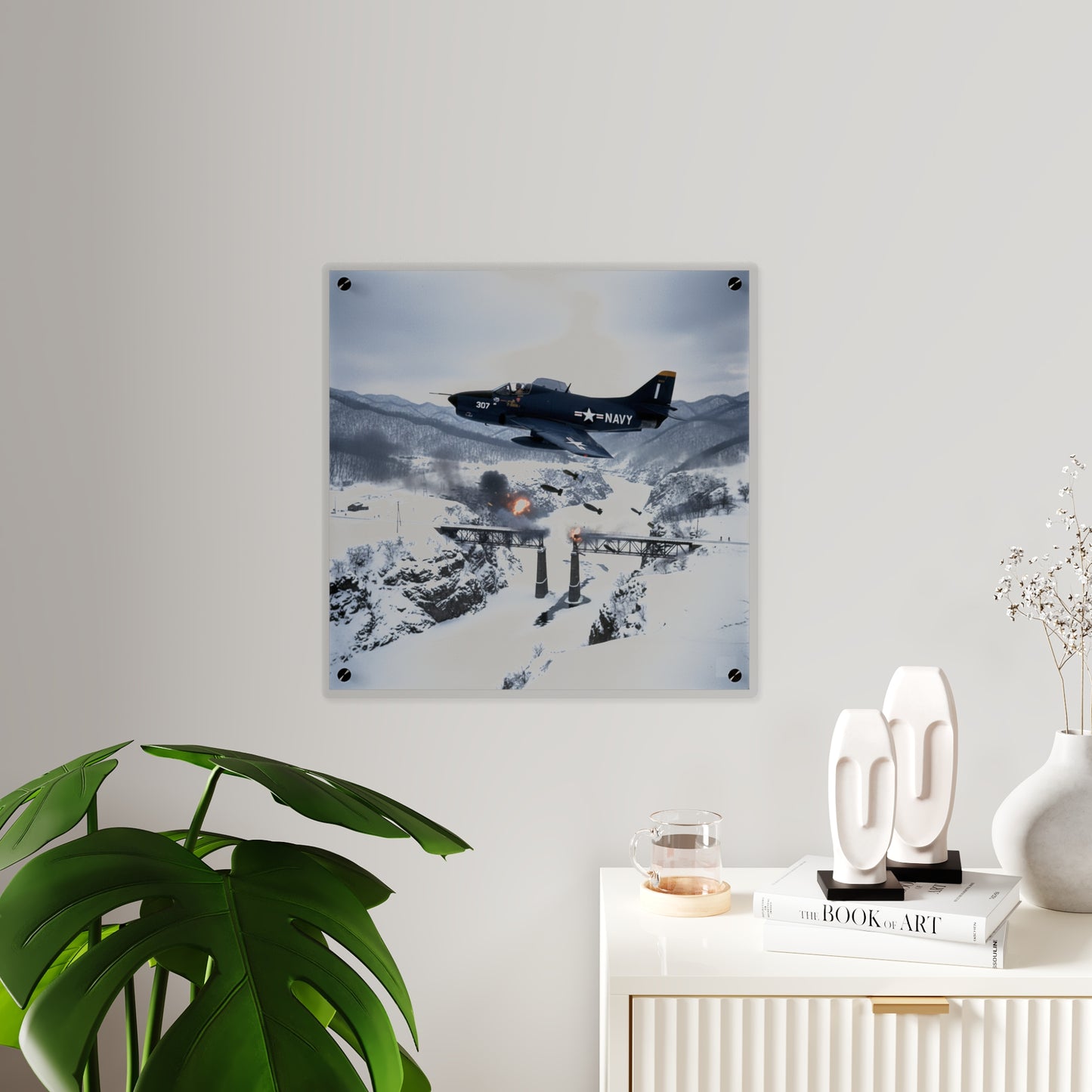 Acrylic Wall Art Panel - Attack at Majon-ni and Samdong-ni during Korean War