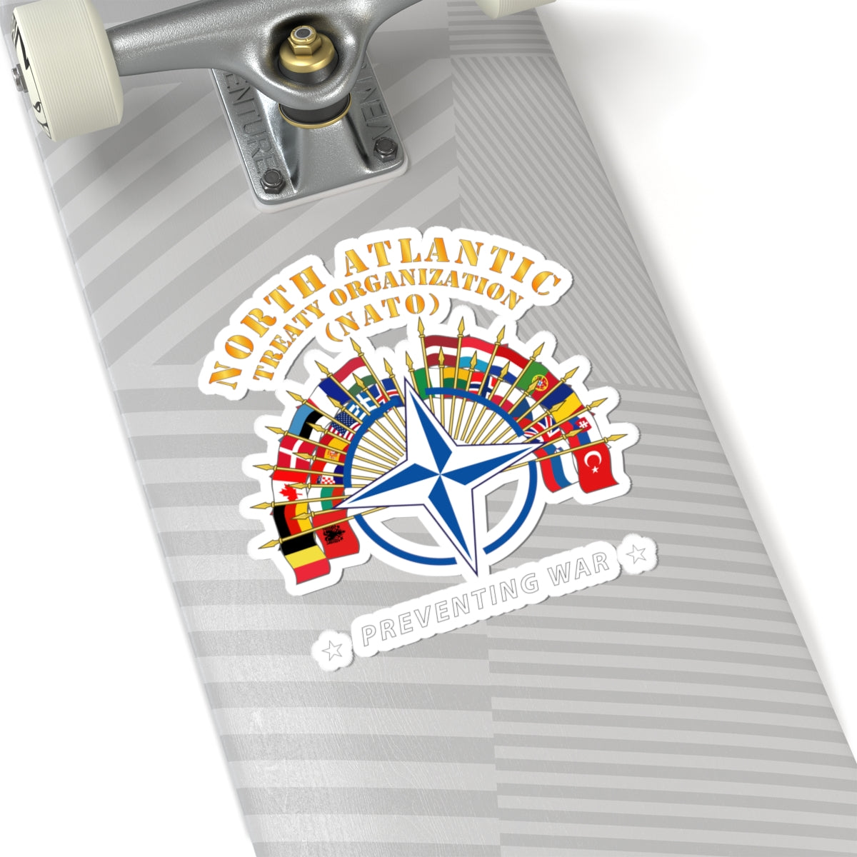 Kiss-Cut Stickers - NATO - Preventing War X 300