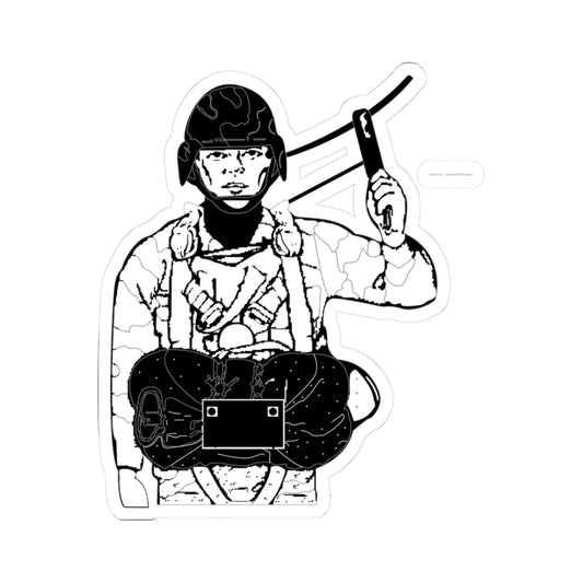 Kiss-Cut Stickers - Jumper - BW X 300
