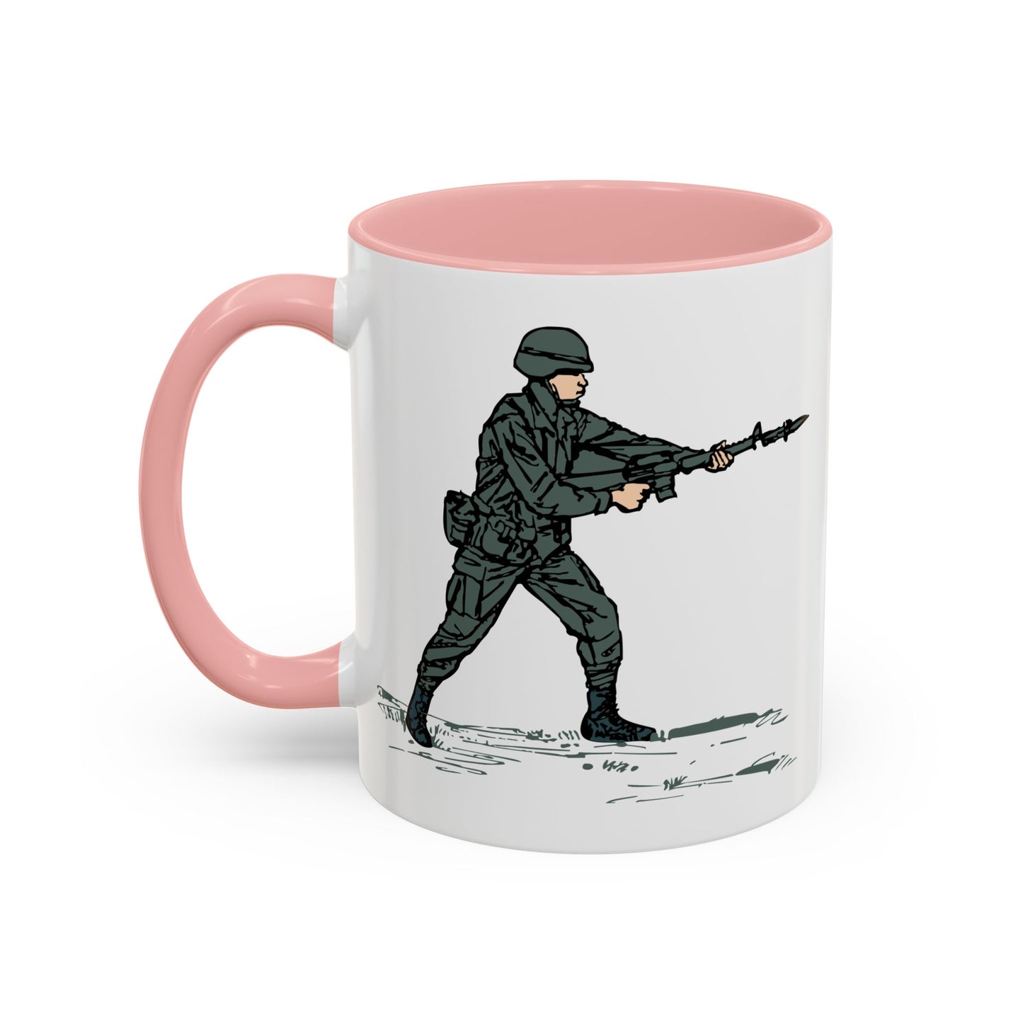 Accent Coffee Mug (11oz & 15oz) - Bayonet Training-Modified Thrust X 300