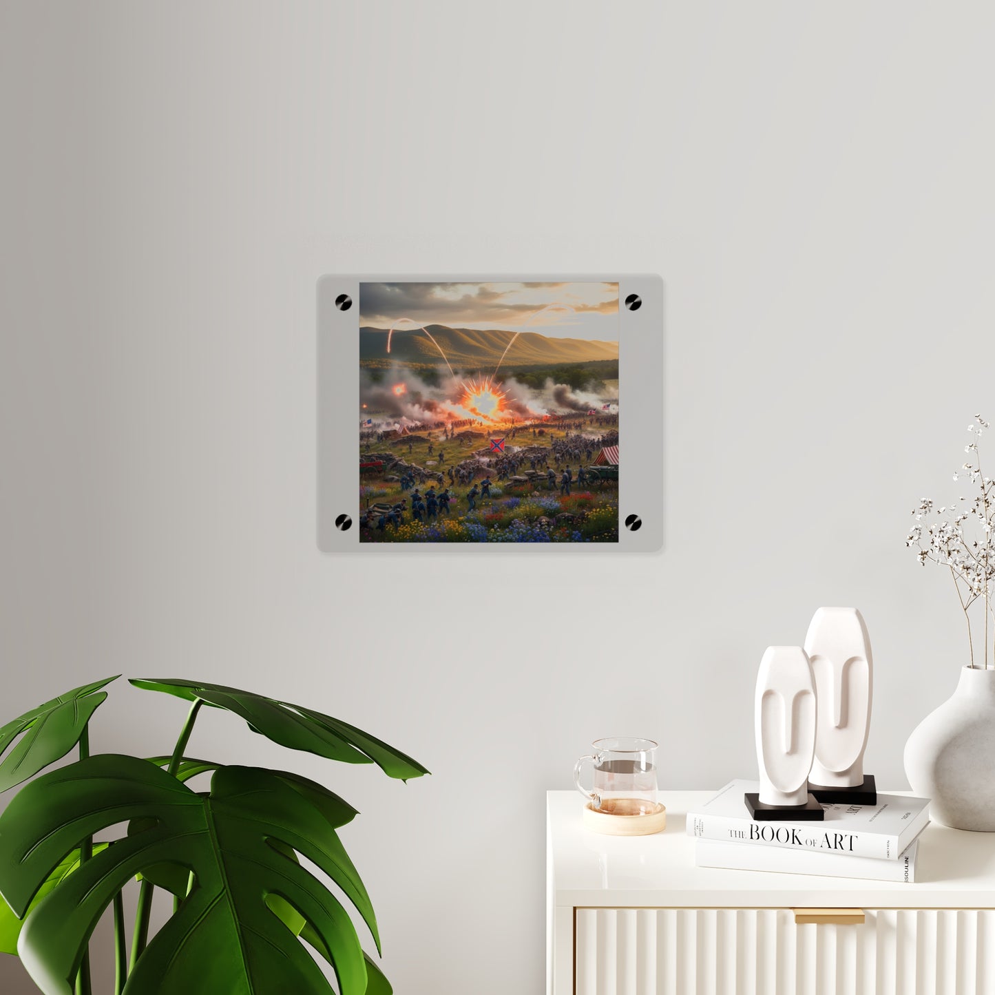 Acrylic Wall Art Panel - US Civil War Battle - Battle of Kennesaw Mountain Georgia