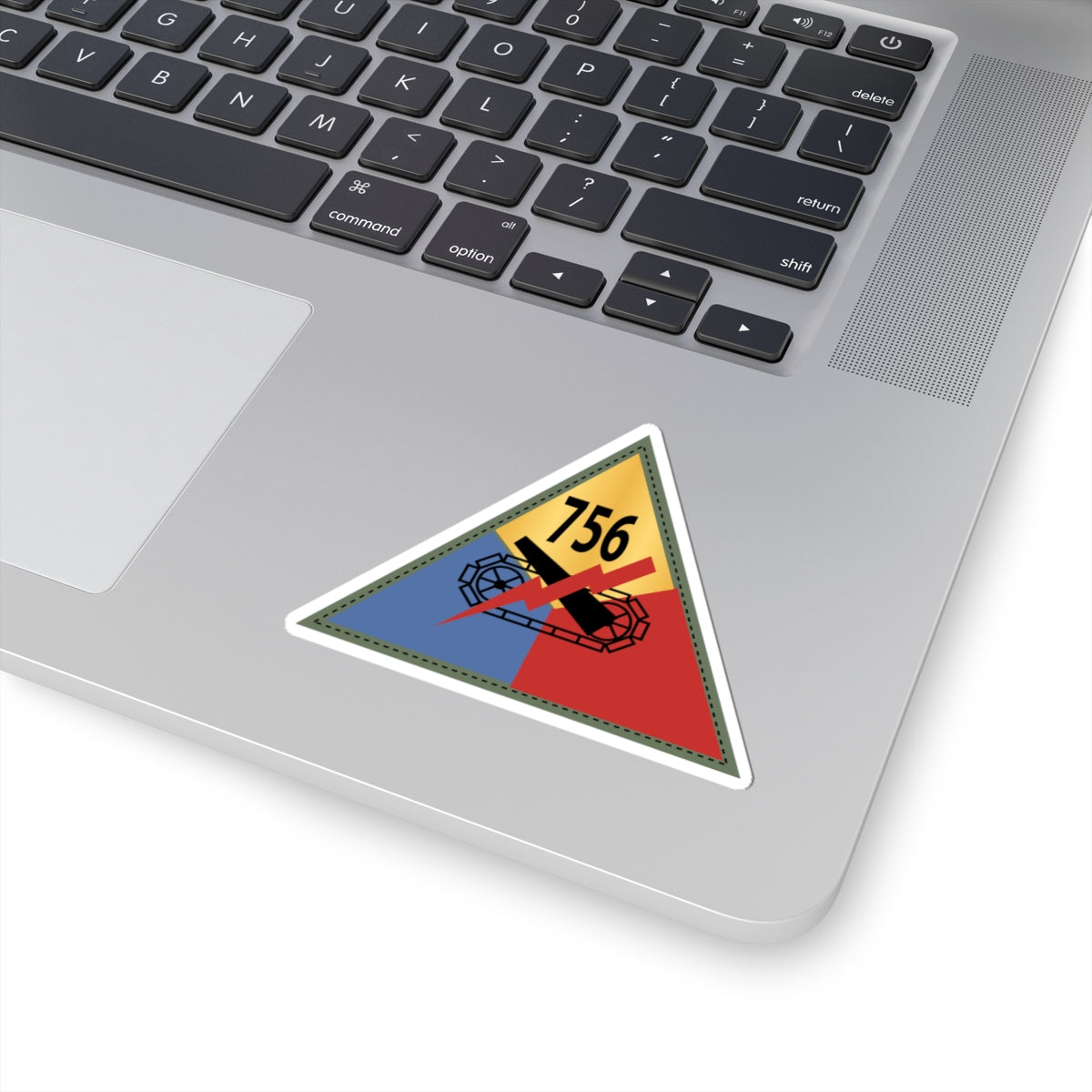 Kiss-Cut Stickers - 756th Tank Battalion SSI X 300