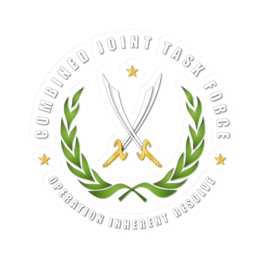 Kiss-Cut Stickers - JTF - Joint Task Force - Operation Inherent Resolve wo Bkgrd