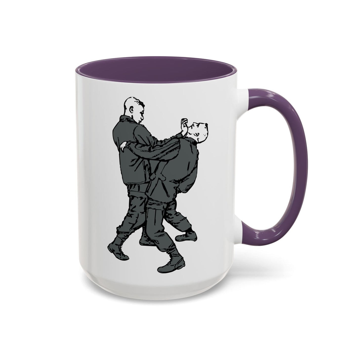 Accent Coffee Mug (11oz & 15oz) - Palm-Heel Strike to Chin X 300