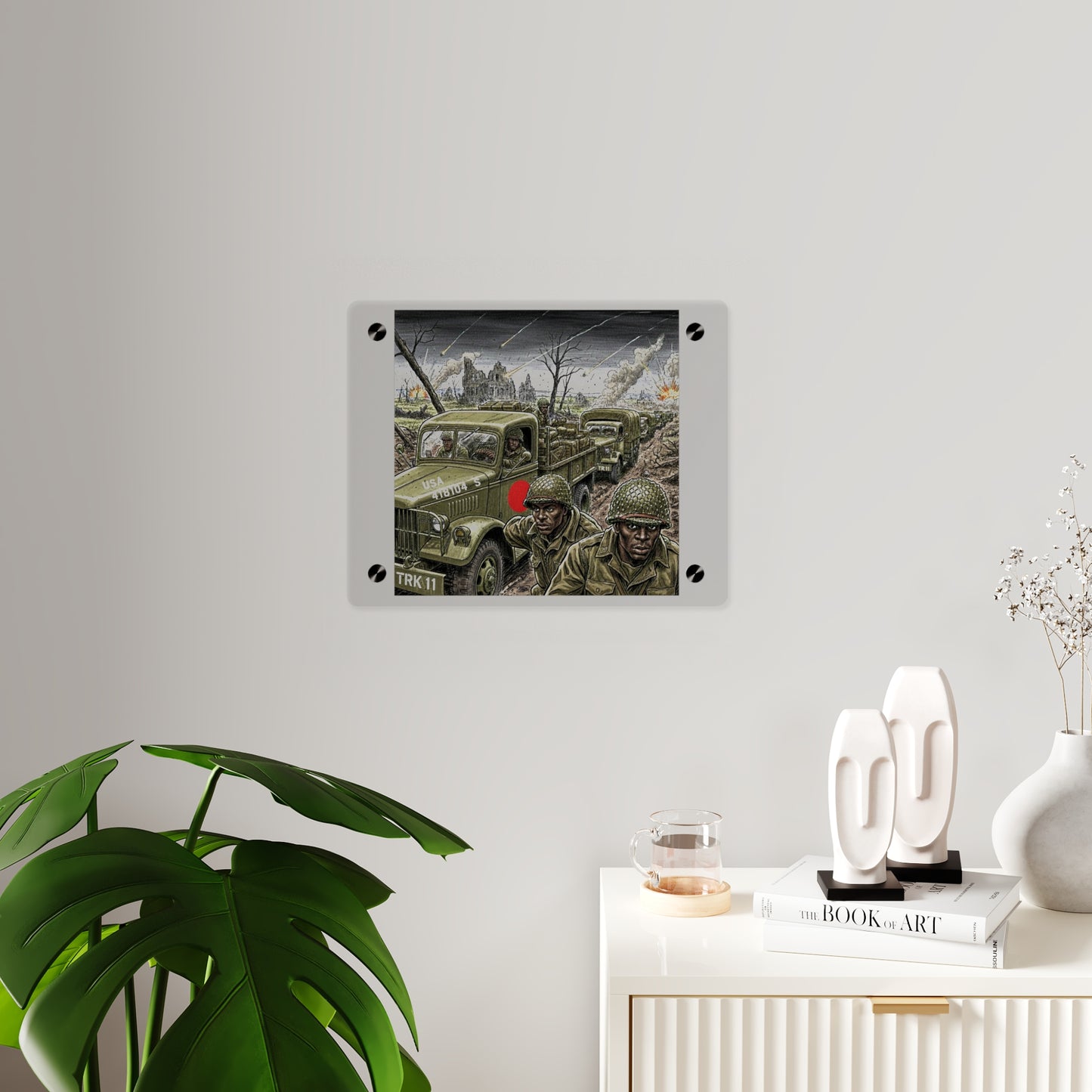 Acrylic Wall Art Panel - RedBall Express w RB