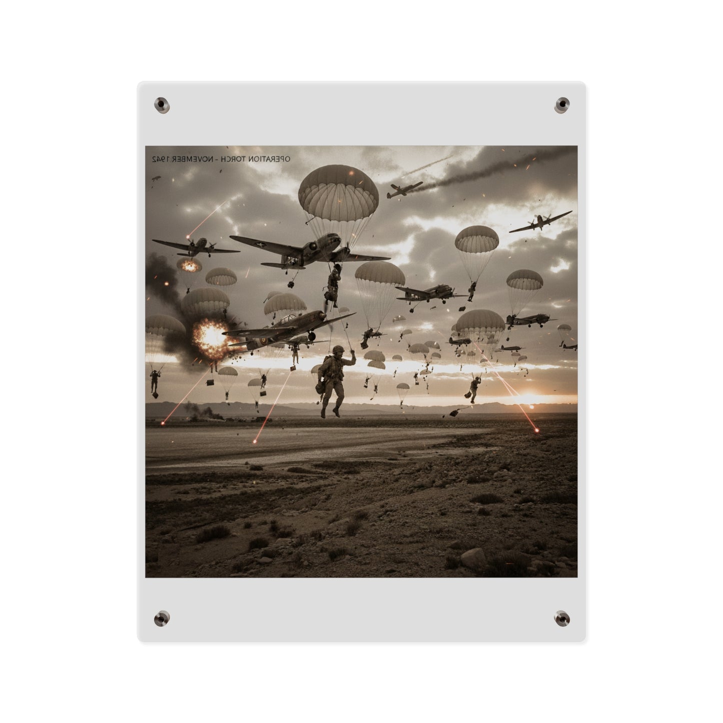 Acrylic Wall Art Panel - Operation Torch Nov 1942