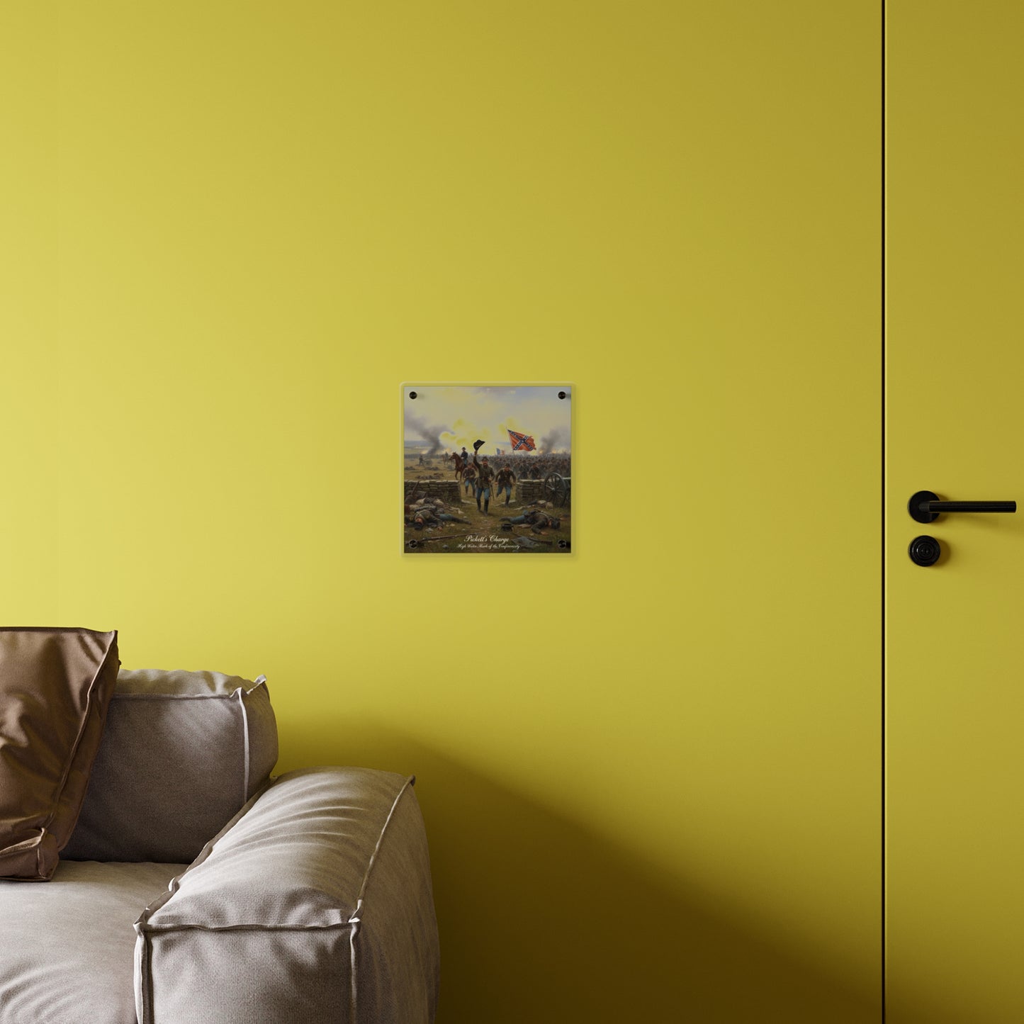 Acrylic Wall Art Panel - Picketts Charge with Hat