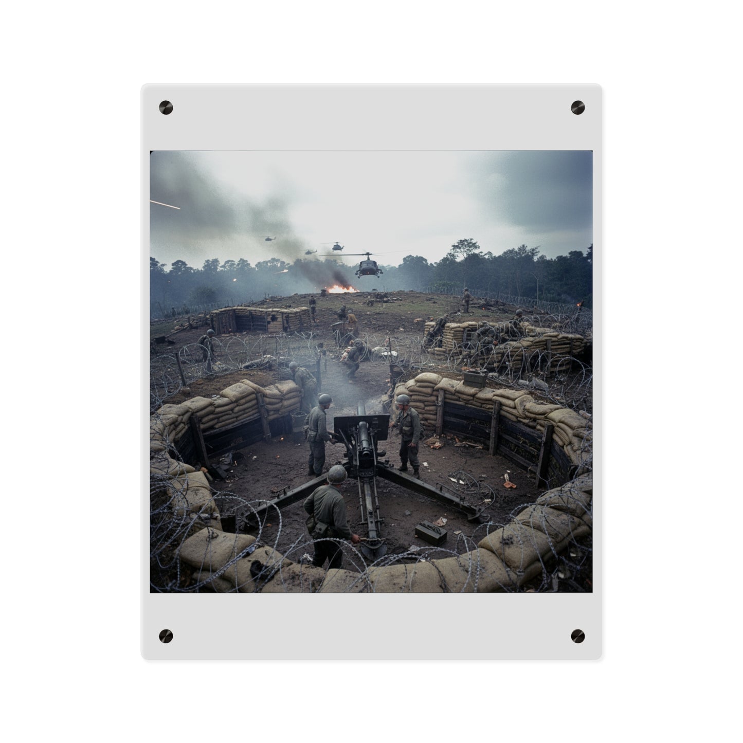 Acrylic Wall Art Panel - FSB Ripcord Siege - 1970