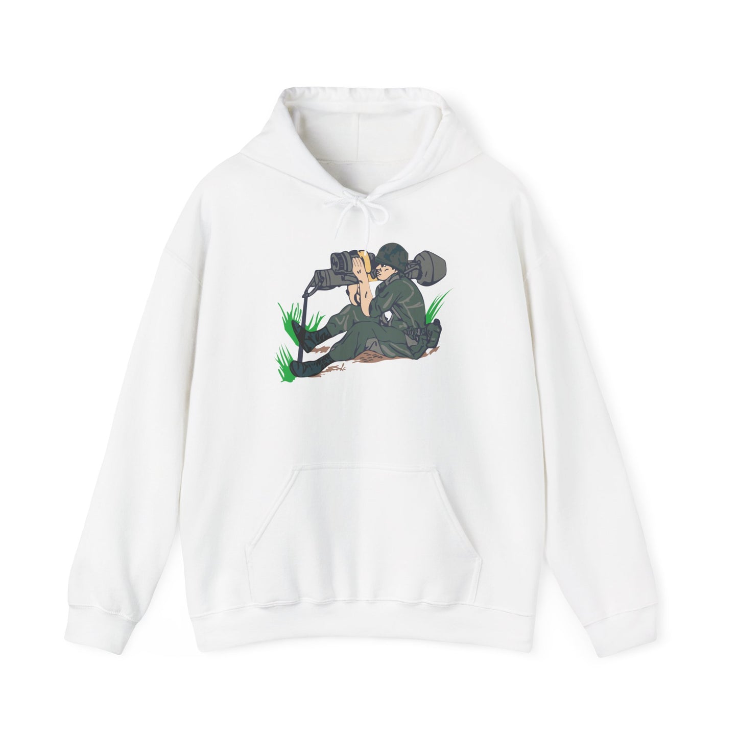 Unisex Heavy Blend Hooded Sweatshirt - Anti Armor M47 Dragon X 300