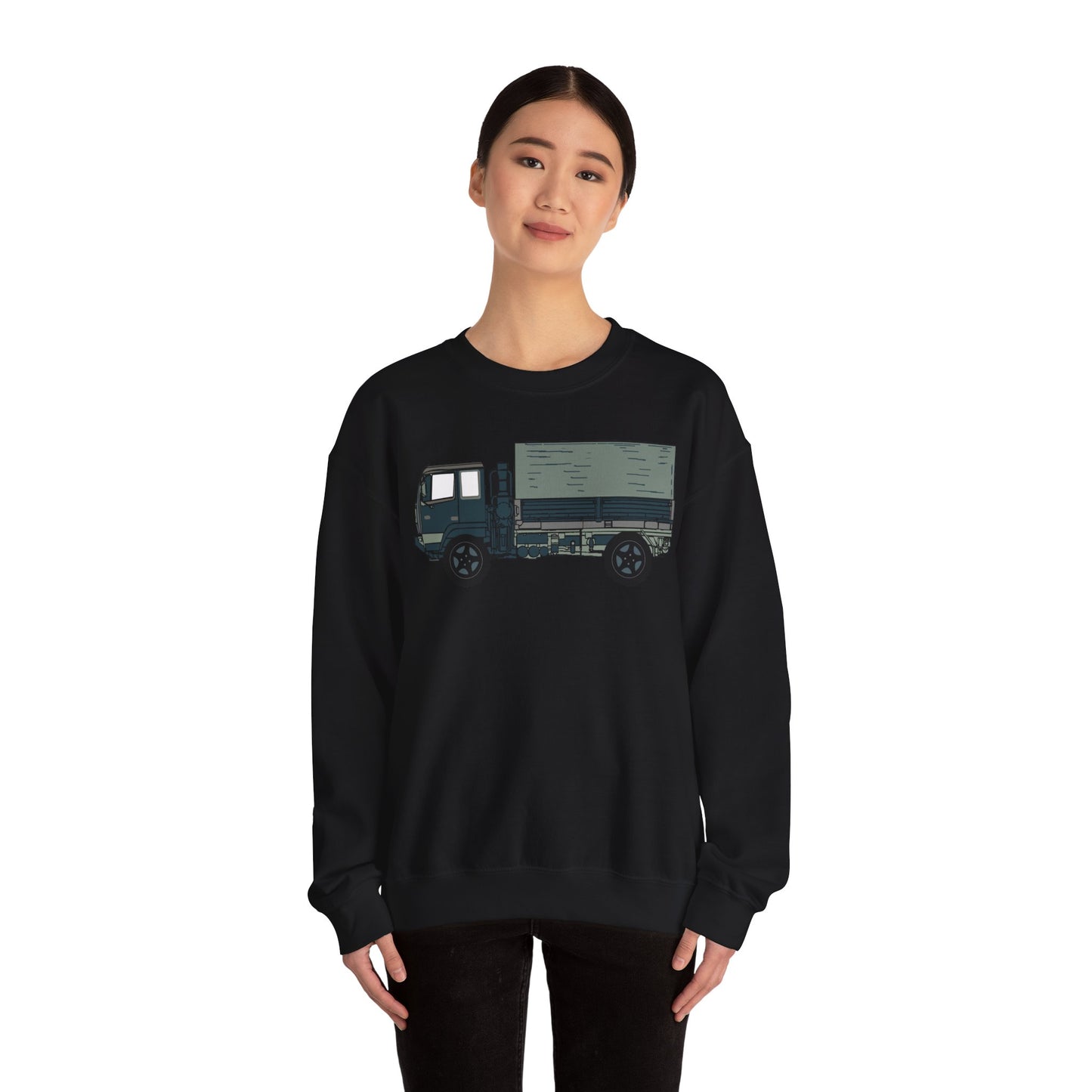 Crewneck Sweatshirt - Vehicle - LMTV - M1078 - Side X 300