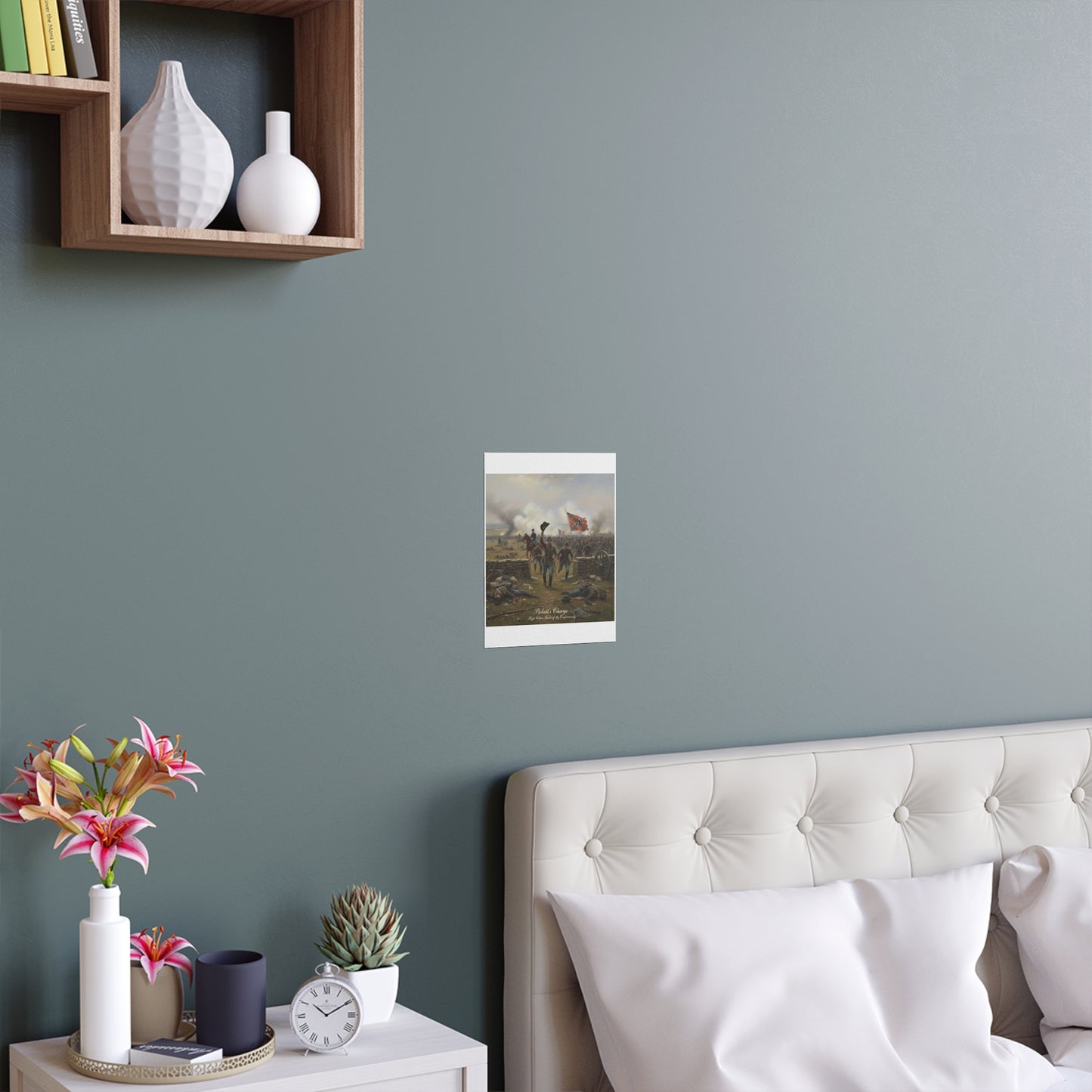 Indoor and Outdoor Silk Posters - Picketts Charge with Hat
