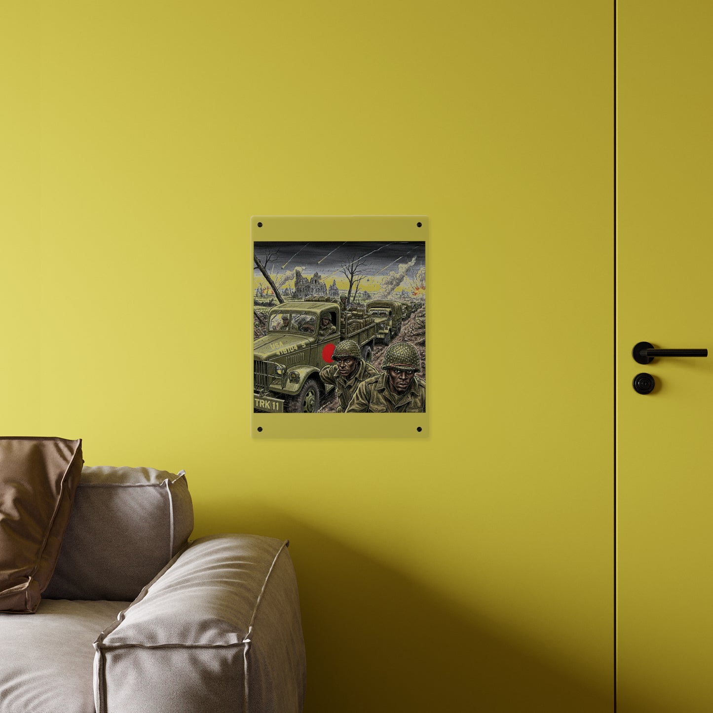 Acrylic Wall Art Panel - RedBall Express w RB