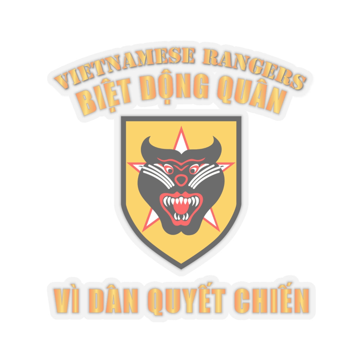 Kiss-Cut Stickers - Vietnam - Vietnamese Rangers