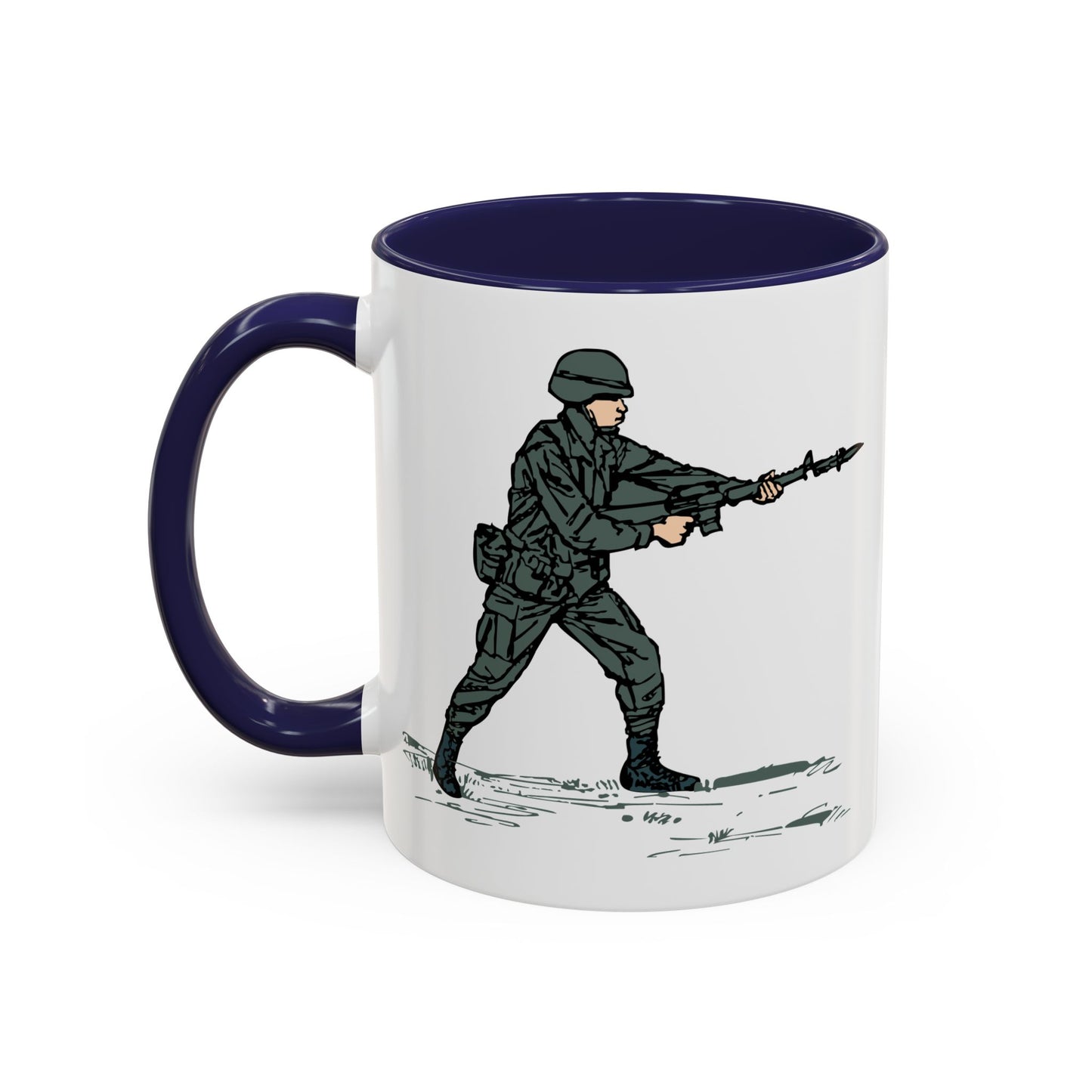 Accent Coffee Mug (11oz & 15oz) - Bayonet Training-Modified Thrust X 300