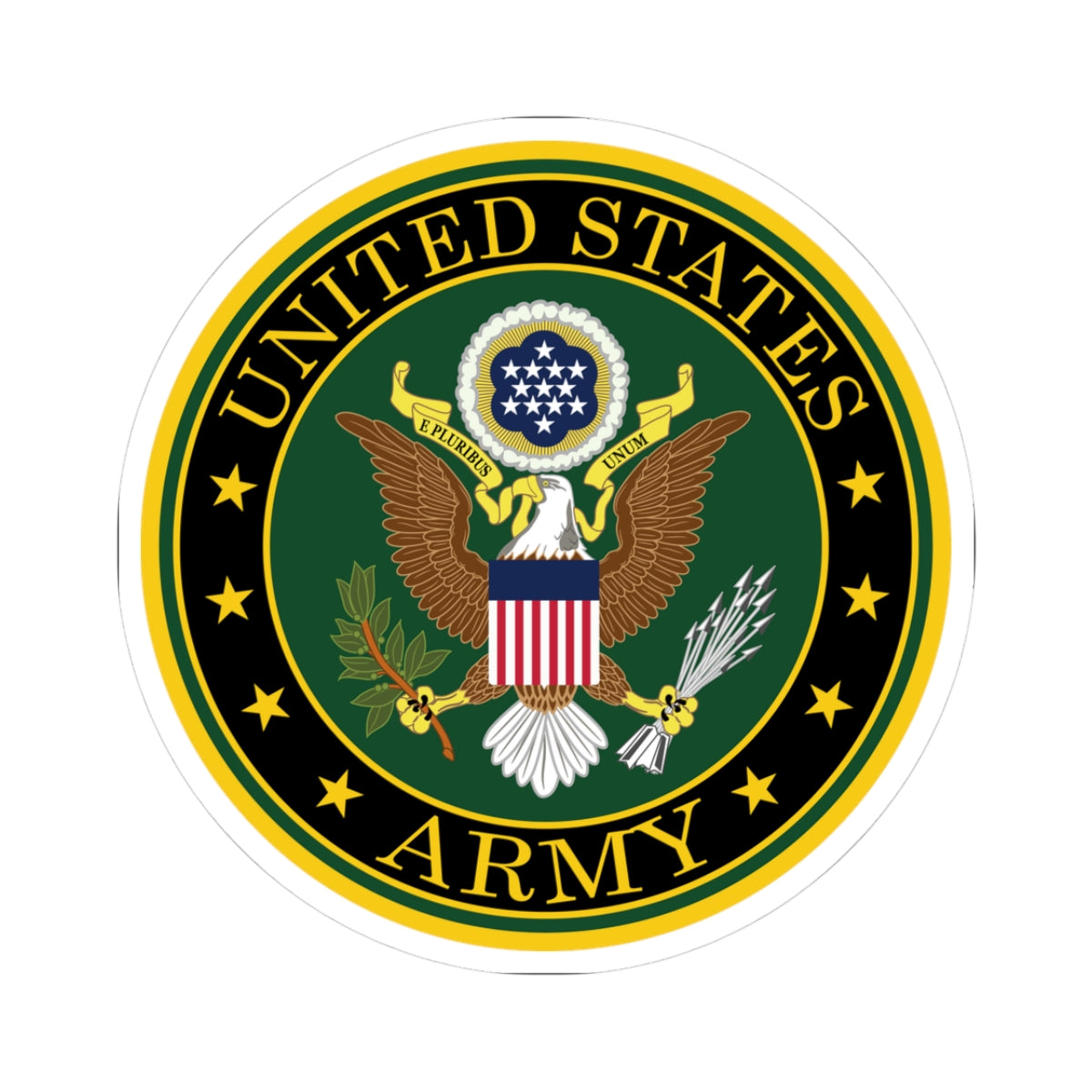 Kiss-Cut Stickers - US Army wo Txt