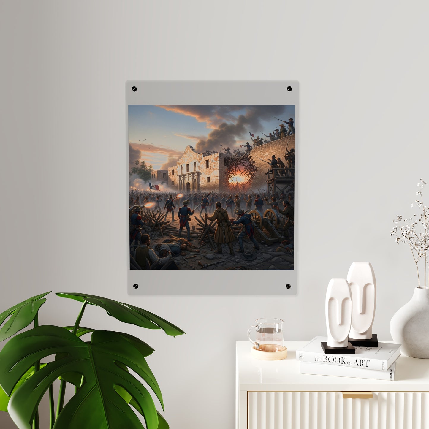 Acrylic Wall Art Panel - Battle of the Alamo
